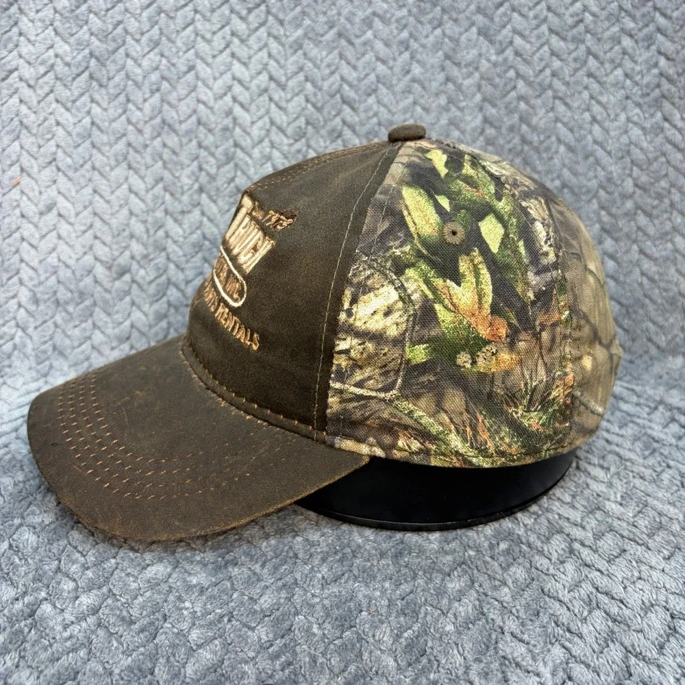 Outdoor Cap Lift Truck Service Center Mossy Oak Camo Brown Baseball Hat OSFM